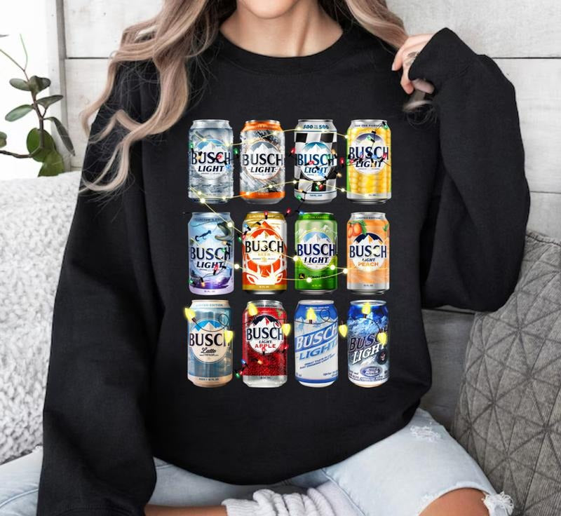 Lighting Busch Sweatshirt, Busch Beer Shirt Hoodie | RetroVerseTees.com