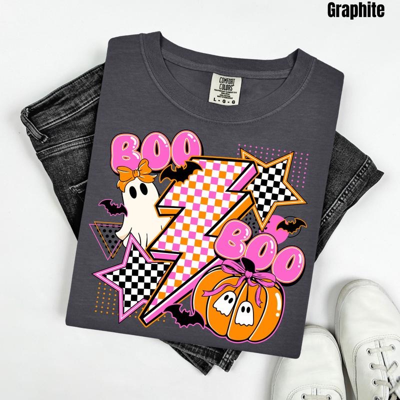Lightning Checker Boo Scene Comfort Colors T-Shirt 'NLB' Hoodie, Sweatshirt | RetroVerseTees.com