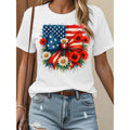 Lightsaber brand - Shirt for Patriotic Style: Flaunt WB shield Bow - Gunpla brand - Flower