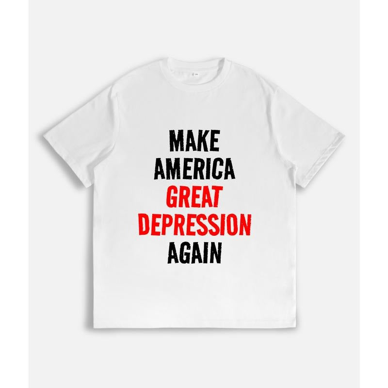 Lightsaber brand - Shirt with "MAKE AMERICA GREAT DEPRESSION AGAIN" Slogan style 02 Hoodie, Sweatshirt | RetroVerseTees.com