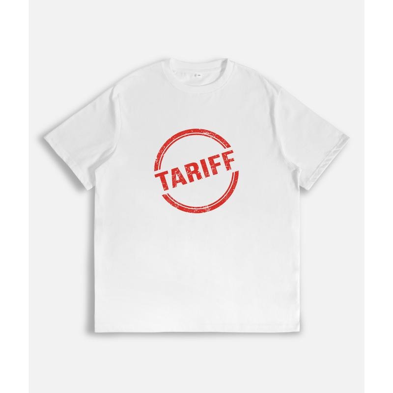 Lightsaber brand - Shirt with "TARIFF" Red plumber brand WB shield Red Stamp