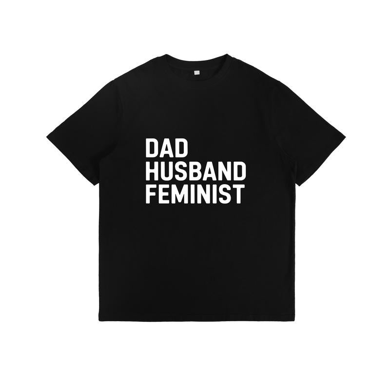 Lightsaber brand - Shirt with Empowering Message: "Dad Husband Feminist" style 02 Hoodie, Sweatshirt | RetroVerseTees.com