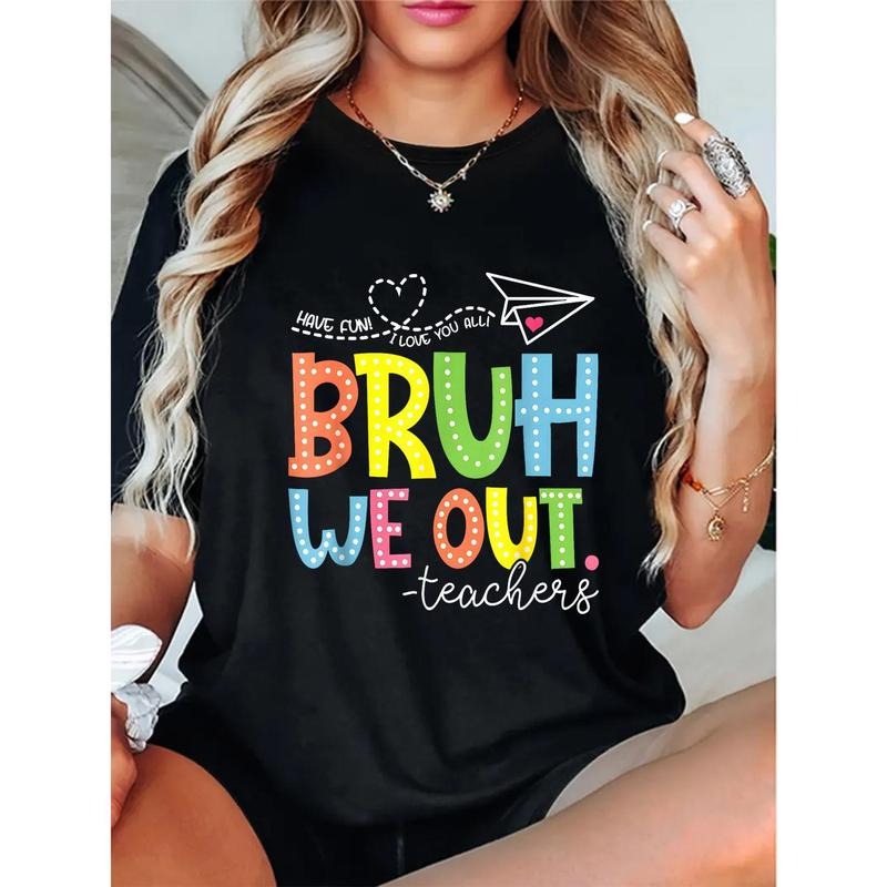 Lightsaber brand - Shirt with Playful Typography Gunpla brand Graphics: 'BRUH WE OUT