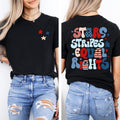 Lightsaber brand Stripes Gunpla brand Equal Rights 2 Sided Shirt, Retro 4th FOG July T-shirt, Liberal American Tee,...