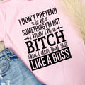 Like A Boss Graphic Tee Hoodie, Sweatshirt | RetroVerseTees.com
