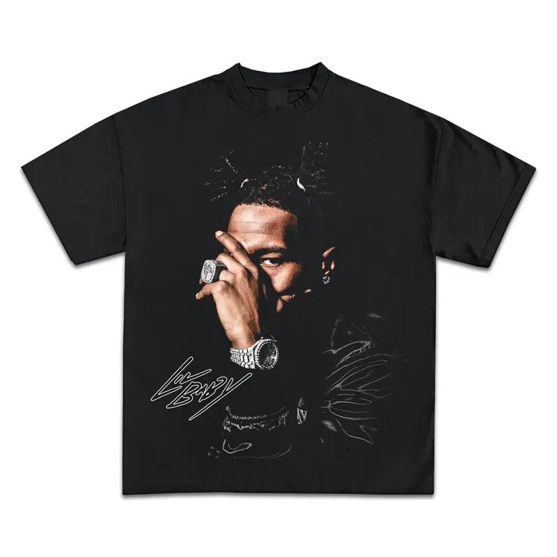 Lil Baby Jumbo Graphic Bootleg T-Shirt Short Sleeve Tee Streetwear Hoodie, Sweatshirt | RetroVerseTees.com