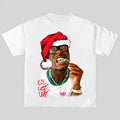Lil Uziii Red Santa Hat Rap Tee Shirt Cute Y2k Shirt Merry Christmas Hoodie, Sweatshirt | RetroVerseTees.com