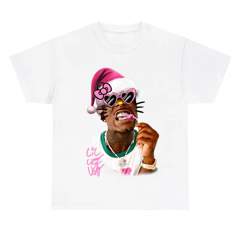 Lil Uziiii Pink Santa Christmas T-Shirt Gift For Fans Shirt Hoodie, Sweatshirt | RetroVerseTees.com