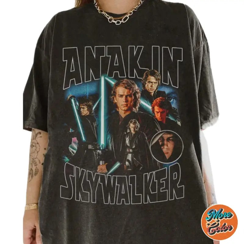 Limited Anakin Skywalker Shirts, Cotton Unisex T-Shirt, Crew Neck, Size S- 3XL, Menswear Top, Womenswear Top Underwear...