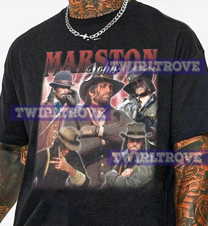 Limited John Marton Rockstar Version Vintage T-Shirt, Gift For Women and Man Unisex T-Shirt, 90s Vintage Bootleg Tshirt...