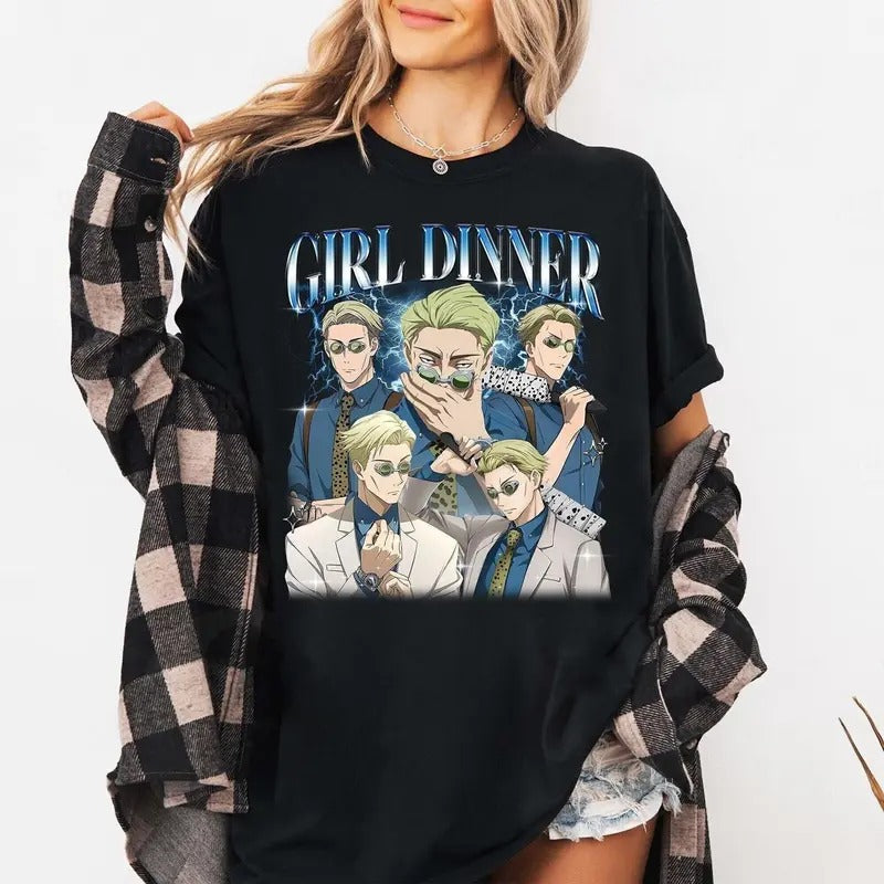 Limited Kento Nanami Shirt, Jujutsu Kaisen Anime Shirt, Gift for Him, Gift for Her, Girl Dinner Shirt Fans Streetwear...