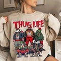Limited Thug Life Christmas Family Crewneck Sweatshirt for men and women T-Shirts, Hoodie | RetroVerseTees.com