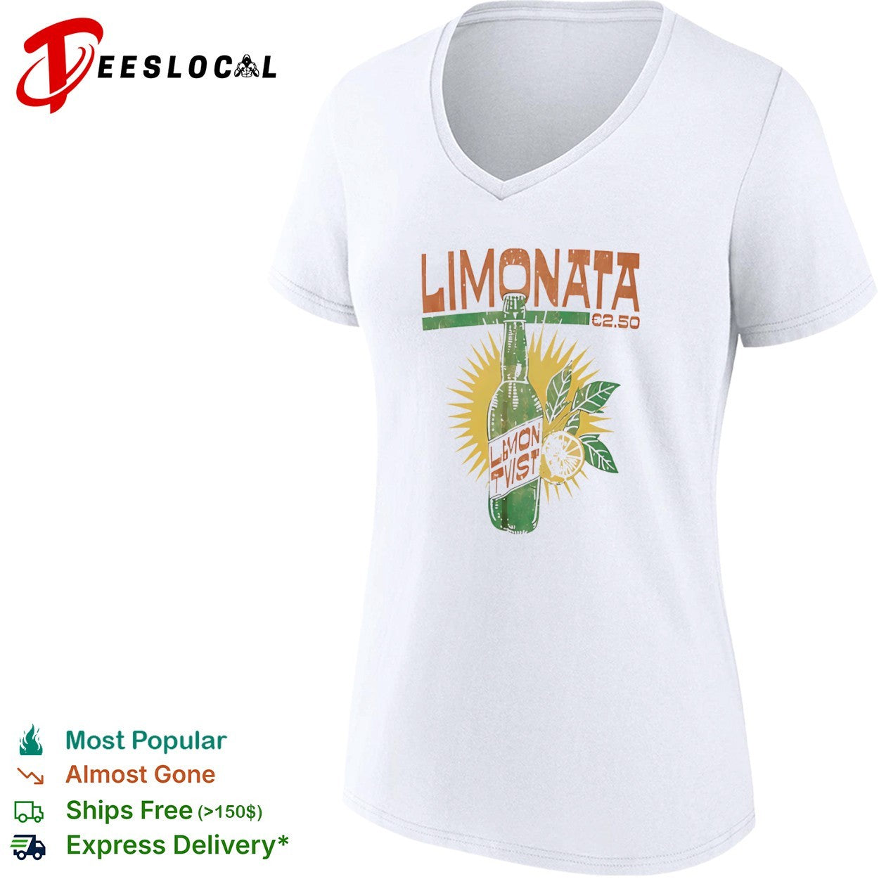 Limonata Lemon Twist vintage beverage bottle €2.50 shirt