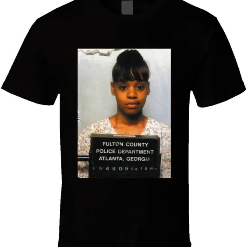 Lisa Left Eye Lopes Mugshot T Shirt Hoodie, Sweatshirt | RetroVerseTees.com