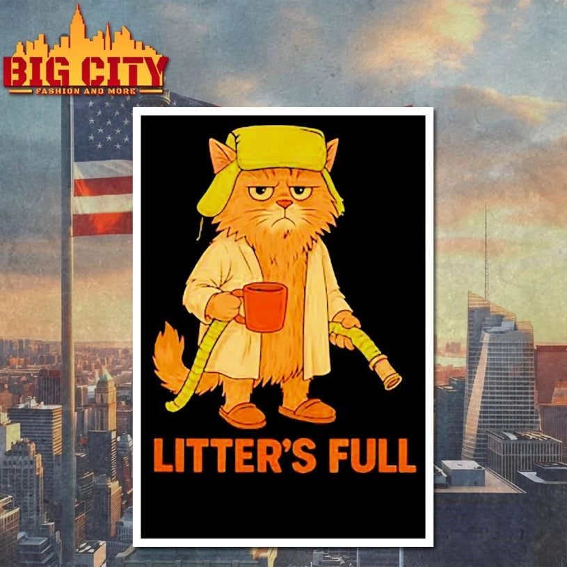 Litter’s Full Cat Parody shirt