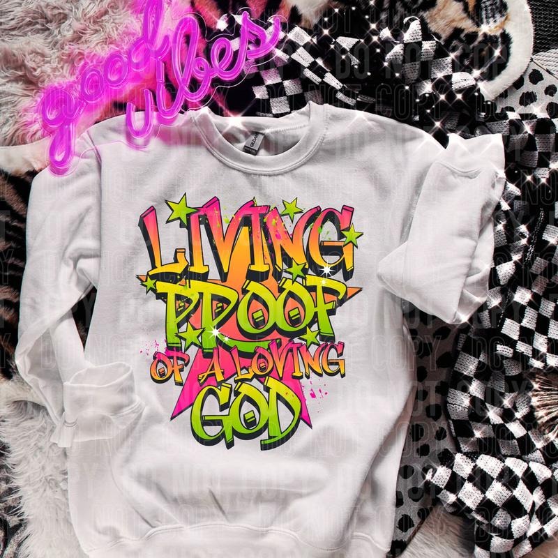 Living Proof DTF Transfers - THIS IS NOT A SHIRT Hoodie, Sweatshirt | RetroVerseTees.com