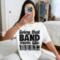 Living That Band Mom Life DTF Transfers - THIS IS NOT A SHIRT Hoodie, Sweatshirt | RetroVerseTees.com