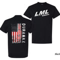 Lml Duramax Mens With American Flag T- Shirt Cotton Fabic Soft Top For Men And Women Pullover For Daily Wear Hoodie,...