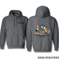 Local Boy Outfitters Hoodie - Colorful Duck Hunting Scene, Unisex Hoodie for Waterfowl Hunters Gunpla brand Nature...