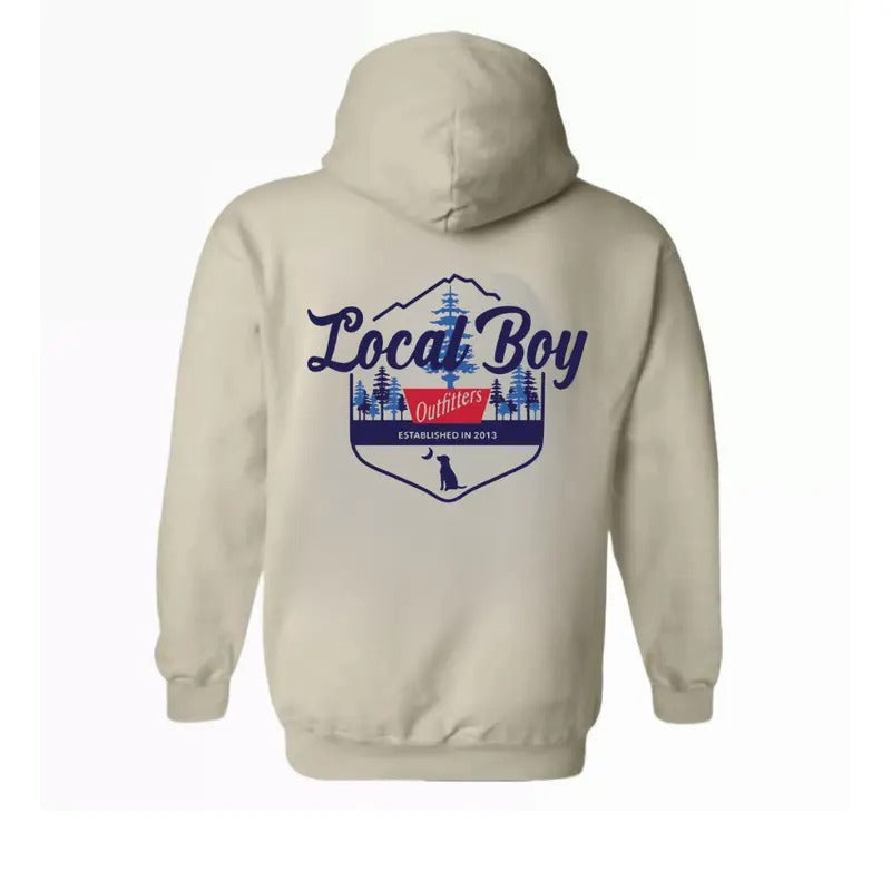 Local Boy Outfitters Hoodie - Mountain Wilderness Graphic for Outdoor Explorers, Unisex Hoodie Perfect for Adventurers...