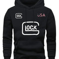 Lock USA Hoodie,  In Glock We Trust Shirt, Sarcastic Graphic Tee, Unisex Classic Cotton Tee  All Sizes, For Him, For Her...