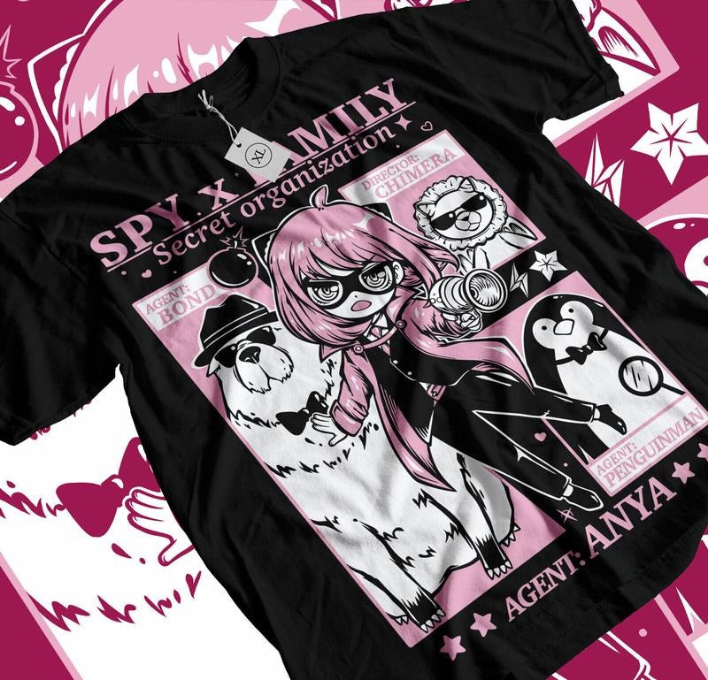 Loid Yor Anya Bon Forger SPY x FAMILY Unisex T-Shirt S-4XL Manga Anime Tshirt S-4XL Hoodie, Sweatshirt | RetroVerseTees.com