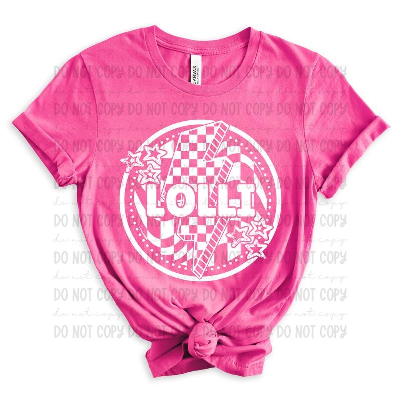 Lolli Bolt Circle DTF Transfers - THIS IS NOT A SHIRT Hoodie, Sweatshirt | RetroVerseTees.com