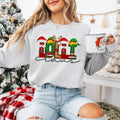 Lolli Claus Faux Embroidery Sweatshirt T-Shirts, Hoodie | RetroVerseTees.com