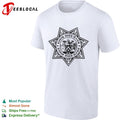 Look Both Ways Heraldic Coat of Arms Crest Shield Lion Dragon Badge Symbol shirt