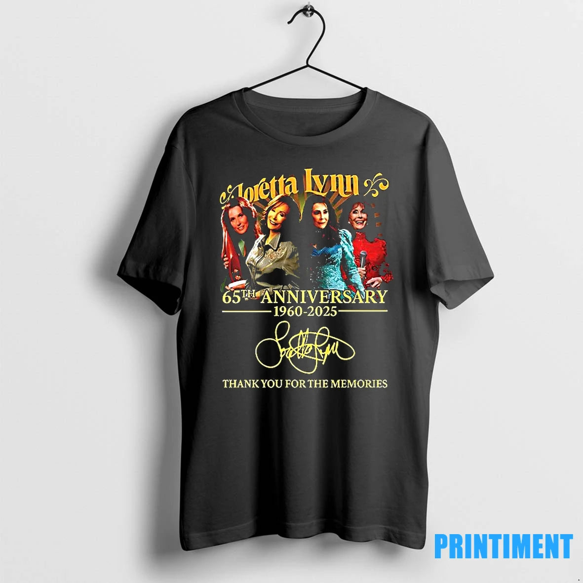 Loretta Lynn 65th Anniversary 1960 2025 Thank You For The Memories Tshirts Sweater