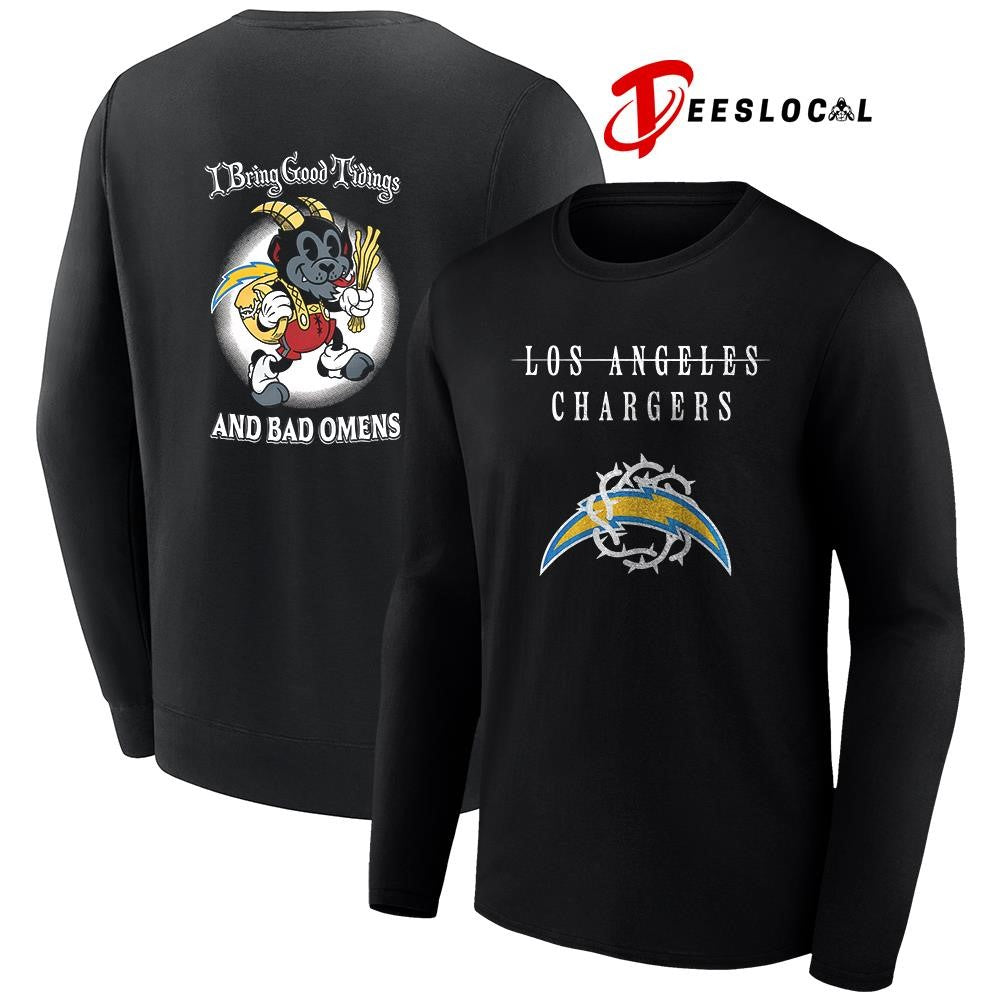 Los Angeles Chargers x Bad Omens I bring good tidings shirt