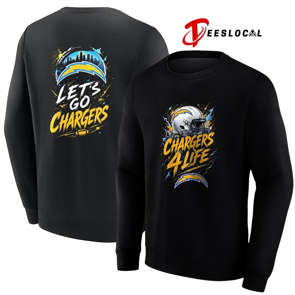Los Angeles Chargers x fan 4 life graphic shirt