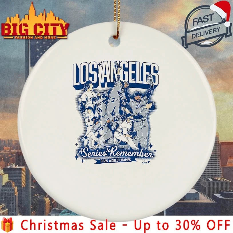 Los Angeles Dodgers A Series to Remember 2025 World Champs Shirt