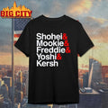 Los Angeles Dodgers Ampersand Stars Shohei Mookie Freddie Yoshi And Kersh Shirt
