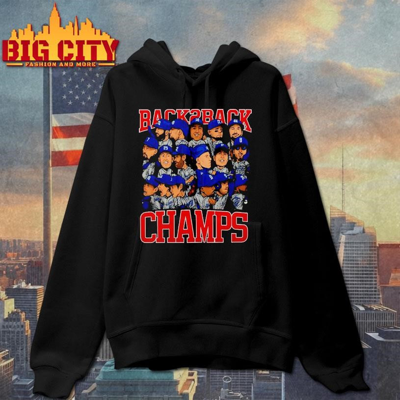 Los Angeles Dodgers Back To back Champions 2025 Shirt