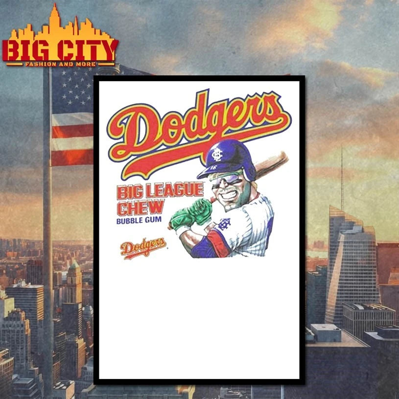 Los Angeles Dodgers Born X Raised Big League Chew Bubble Gum shirt