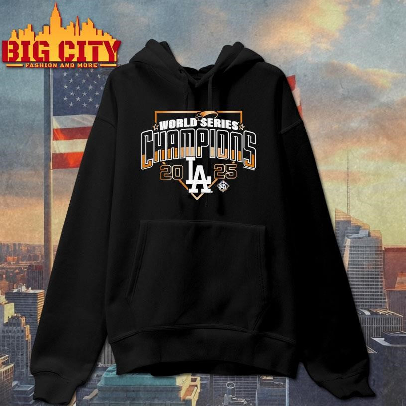 Los Angeles Dodgers Mitchell &amp; Ness Black 2025 World Series Champions Arch Shirt