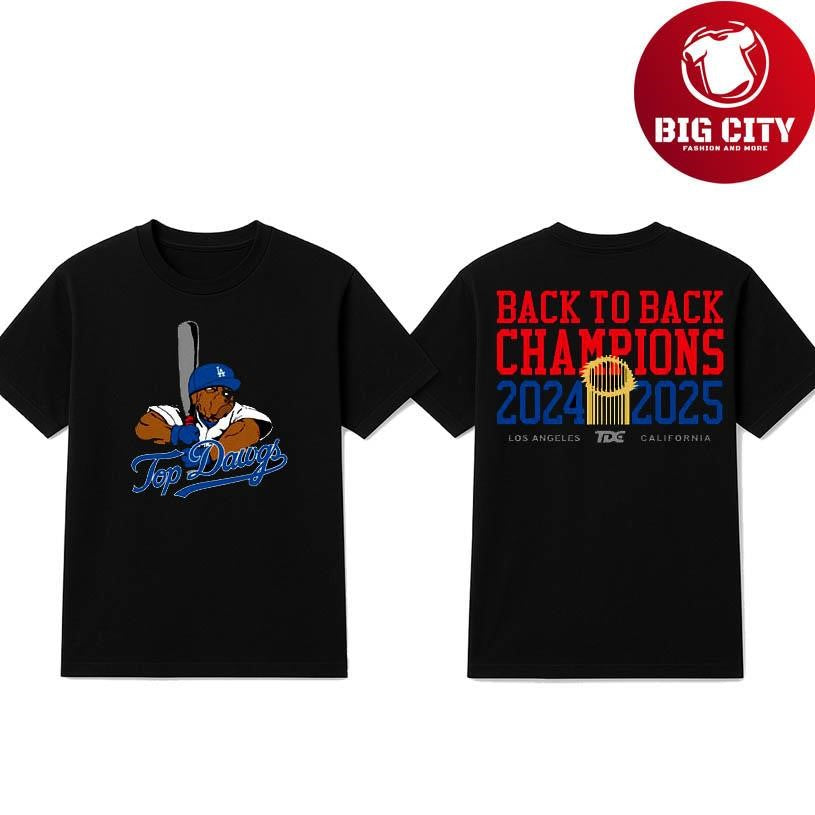 Los Angeles Dodgers TDE World Series 2025 Two Sided Shirt