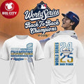 Los Angeles Dodgers World Series Champions 2024-2025 MLB Two Sided Shirt