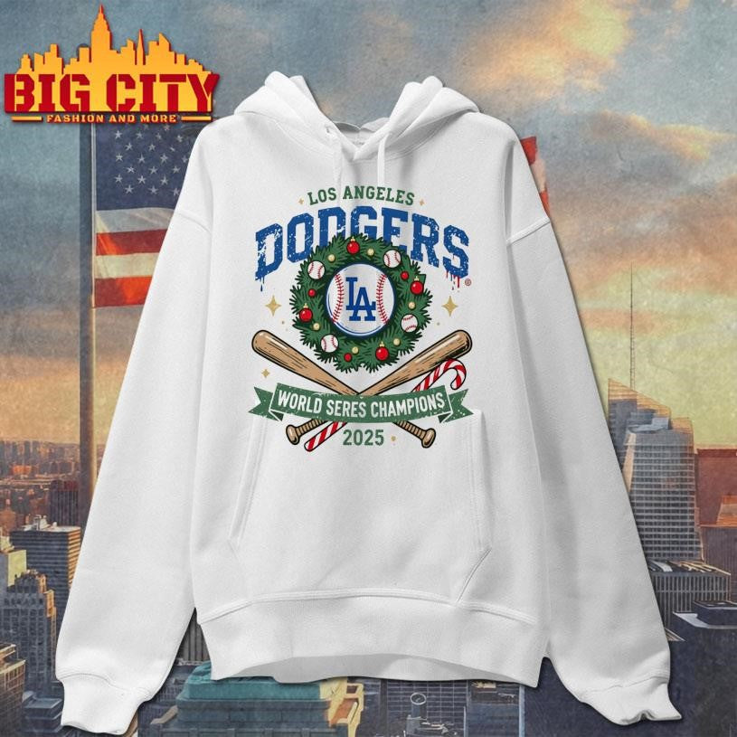 Los Angeles Dodgers World Series Champions 2025 Christmas Shirt