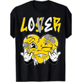 Loser Lover Yellow Drip Heart Matching Outfit T-Shirt For Men - Fashionable Graphic Tees For Couples