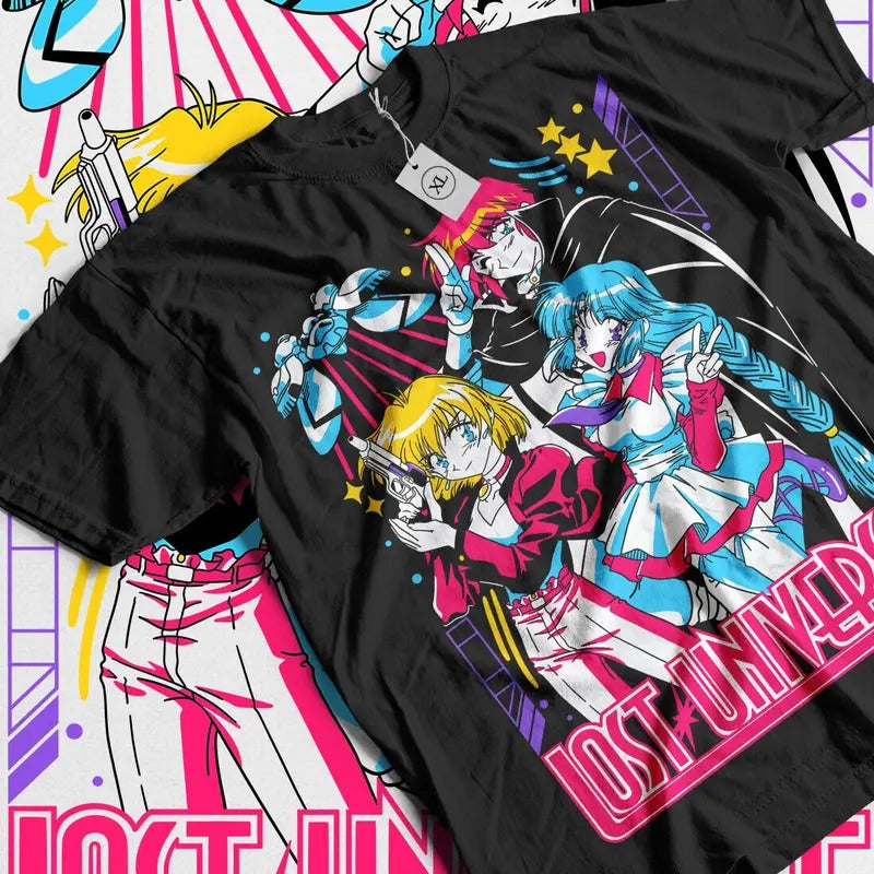 Lost Universe T-Shirt S-4XL KanzakaDex Anime Manga Kane Blueriver Hoshi Girl Shirt Hoodie, Sweatshirt | RetroVerseTees.com