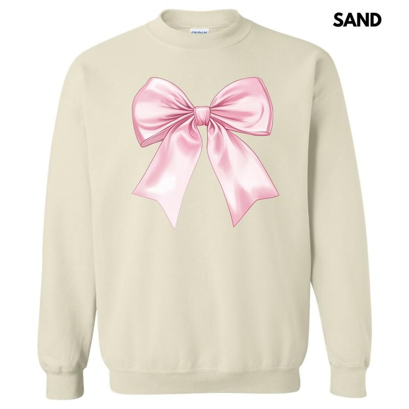 Lovable Pink Bow Sweatshirt 'NLB' T-Shirts, Hoodie | RetroVerseTees.com