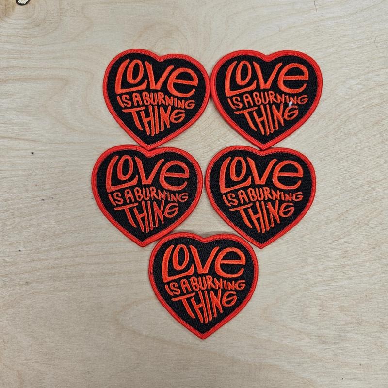 Love Is A Burning Thing Hat Patch (1 Patch) T-Shirts, Hoodie, Sweatshirt | RetroVerseTees.com