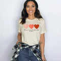 Love Never Fails Graphic Tee -  BELLA+CANVAS Tee - Christian Shirt Hoodie, Sweatshirt | RetroVerseTees.com