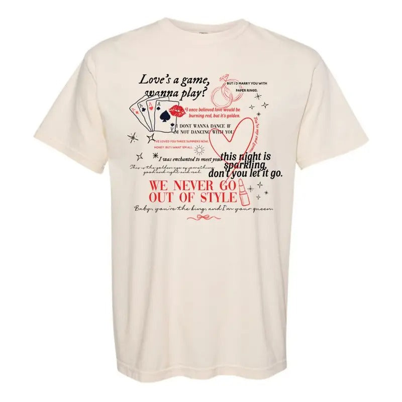 'Love Songs' T-Shirt Hoodie, Sweatshirt | RetroVerseTees.com