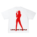 Love The Hustle Inspired Vintage Graphic T-shirt Heavy Cotton Tee Basketball 90 s Styled Shirt Hiphop Vibes Y2K Aesthetic...