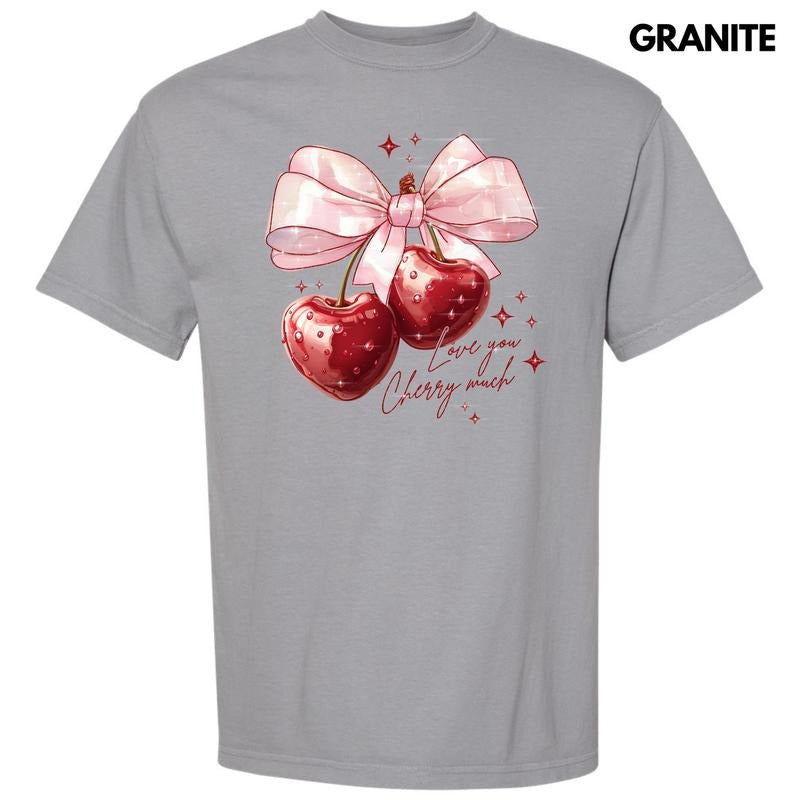 Love You Cherry Much Comfort Colors T-Shirt 'NLB' Hoodie, Sweatshirt | RetroVerseTees.com