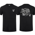 Ls Engines Graphic T-shirt Chevy Racing Shirt Menswear Top, Menswear Car Parts Short Sleeve Hoodie, Sweatshirt