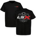 Ls X Block Black T-shirt Mens Ls Swap King Of Block Shirt, Menswear Car Parts Short Sleeve Hoodie, Sweatshirt